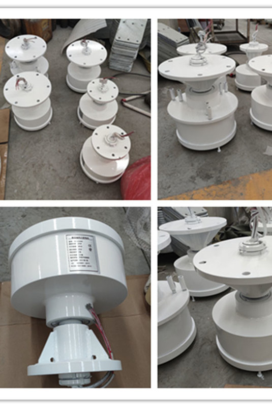 10KW Vertical Axis Turbine Small Vertical Wind Generator 3 Blade For