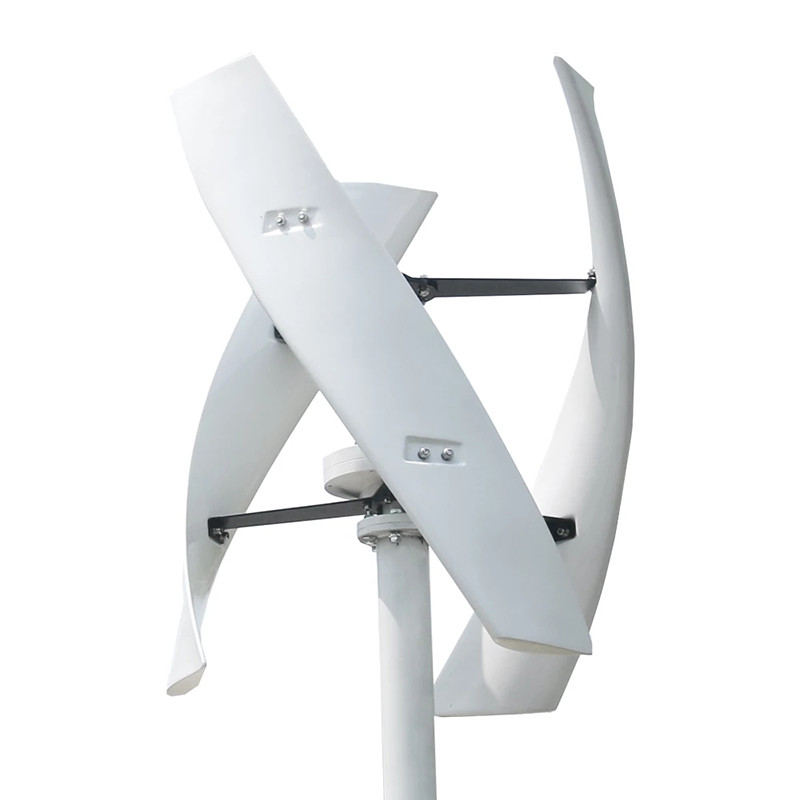 Spiral 3KW 5000W Vertical Axis Wind Turbine Power Output 48V 96V 220V
