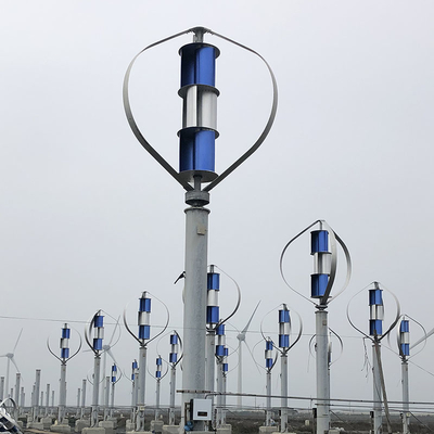 Q Type Wind Turbine Green 24V 48V 800W Vertical Wind Turbine Generator IP54