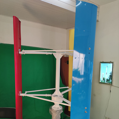 Quiet 10KW H Vertical Wind Turbine 5000W Aluminum VAWT Blade Design For Electricity