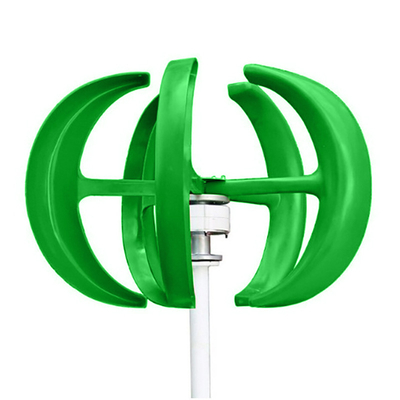 Low Vibration Red Lantern Wind Turbine 100W 200W 12V 24V With Flange Connection