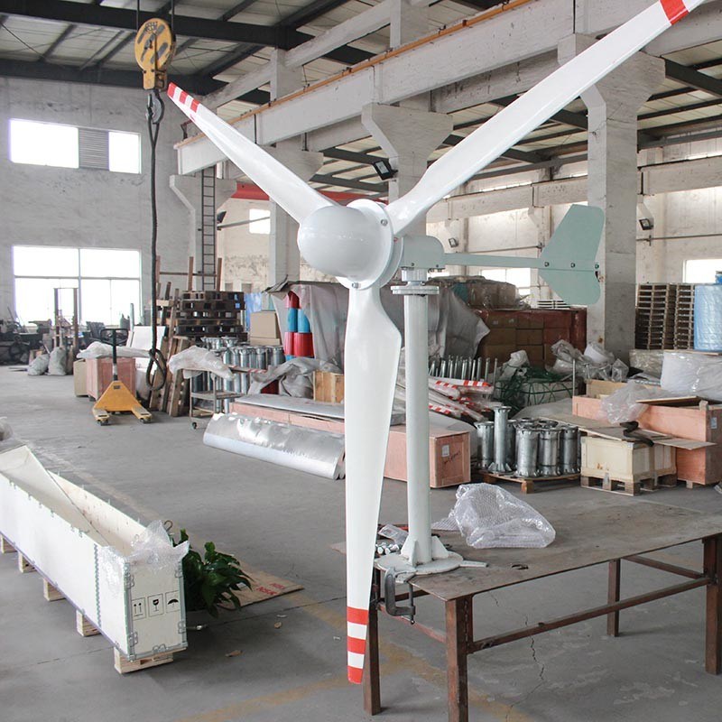Modern Style Horizontal Wind Turbine Generator 3KW 5KW 48V 96V 220V For