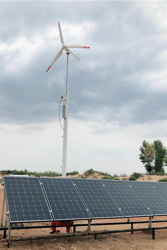 5000W Horizontal Axial Wind Turbine 1KW 48V 220V White Horizontal Wind