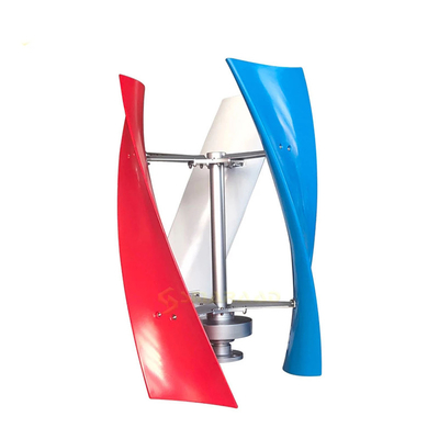 Nylon Blade Vertical Axis Wind Turbine Generator 600W 24V 48V Wind Power Vertical Axis 12V
