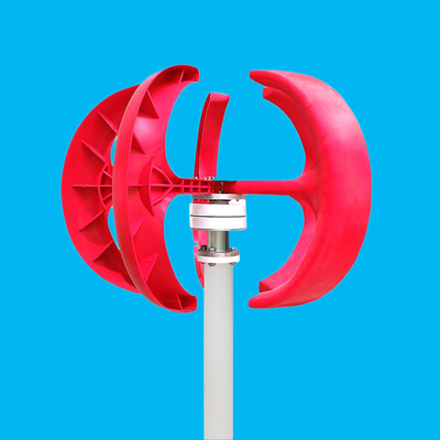 50W 100W Low Wind Speed Vertical Wind Turbine Generator 200W 400W 12V 24V R Type