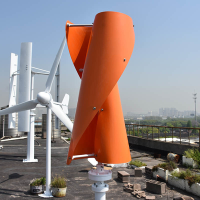 Off Grid Spiral Wind Turbine 24V 400W Wind Turbine For Low Wind Speed