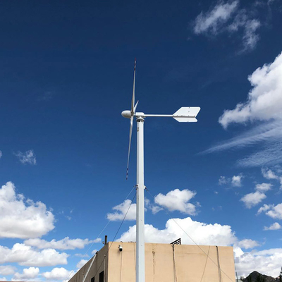 5000W Horizontal Axial Wind Turbine 1KW  48V 220V White Horizontal Wind Generators For Home Use