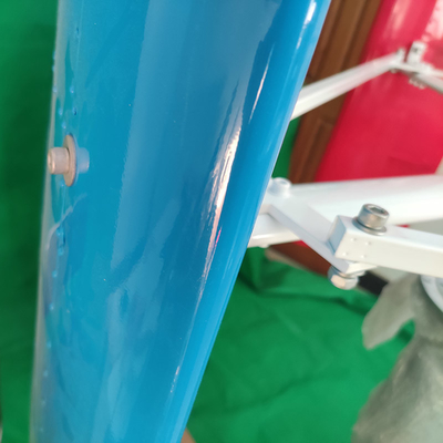 Quiet 10KW H Vertical Wind Turbine 5000W Aluminum VAWT Blade Design For Electricity