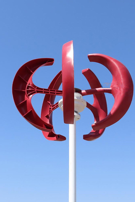Red Lantern IP54 Wind Turbine For Off Grid Home 200W 12V 24V Low Start Up Wind Speed