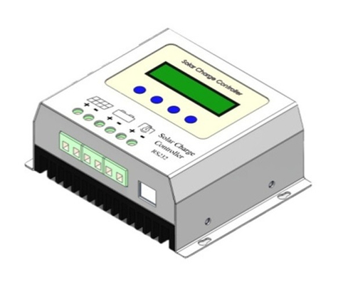 White 1000W PWM Solar Charge Controller 12V 24V 30A PWM Solar Regulator