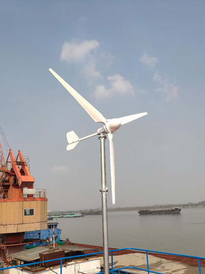 Glass Fibre Blade Horizontal Wind Turbine 5KW 96V 220V Horizontal Wind Generator
