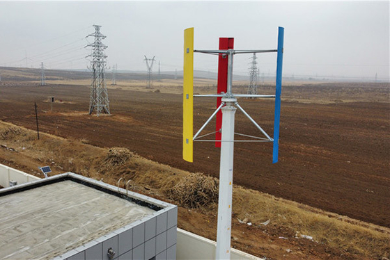 3 Blade 5KW H Vertical Wind Turbine IP54 Most Efficient Vertical Axis Wind Turbine