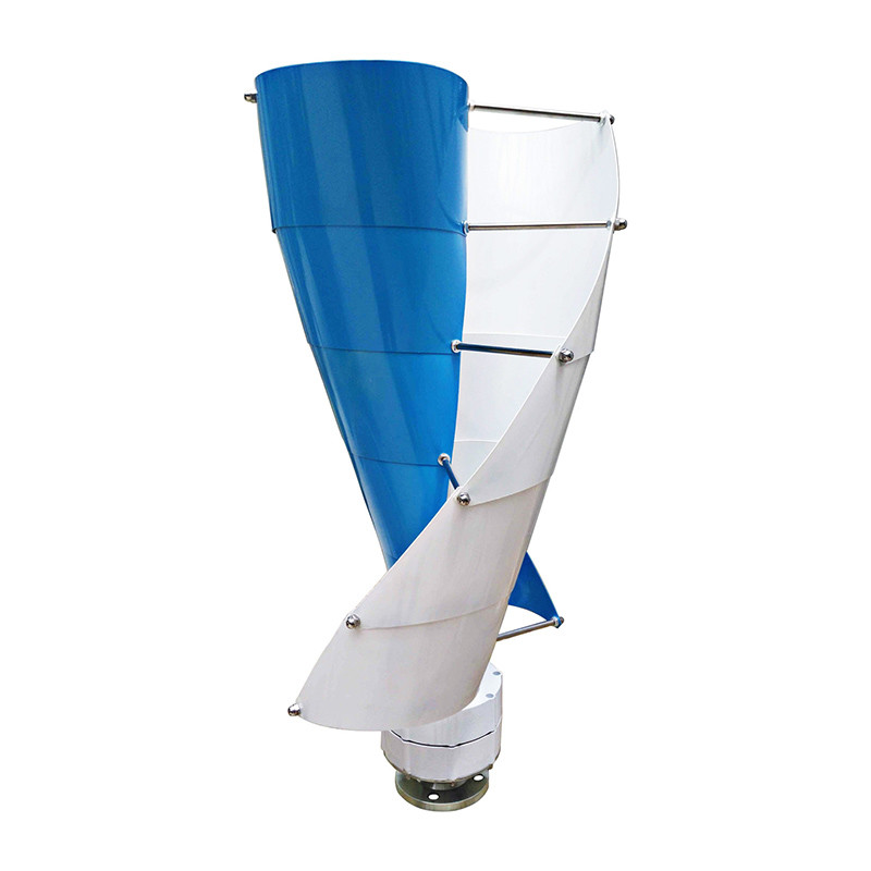 Curved Blade Low Speed Wind Generator 12V 400W Home Low Rpm Wind Turbine